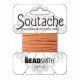 Beadsmith polyester soutache Schnur 3mm - Peach